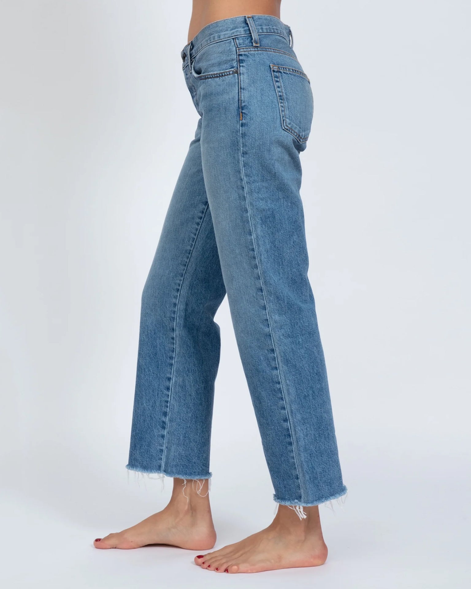 ASKK NY Low Rise Straight in Clean Berkeley