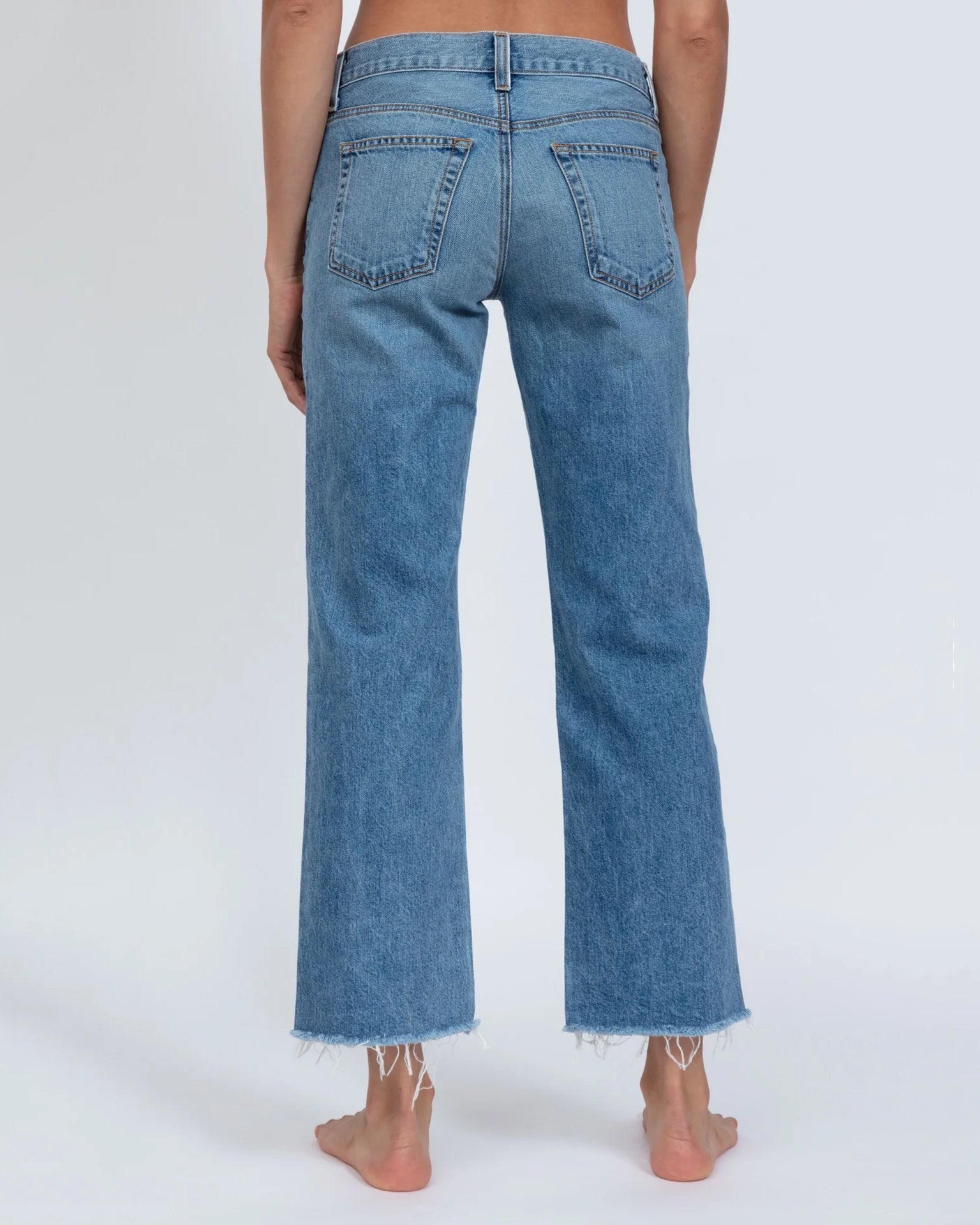 ASKK NY Low Rise Straight in Clean Berkeley