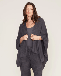 Barefoot Dreams CCL Heathered Weekend Wrap in Carbon