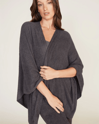 Barefoot Dreams CCL Heathered Weekend Wrap in Carbon