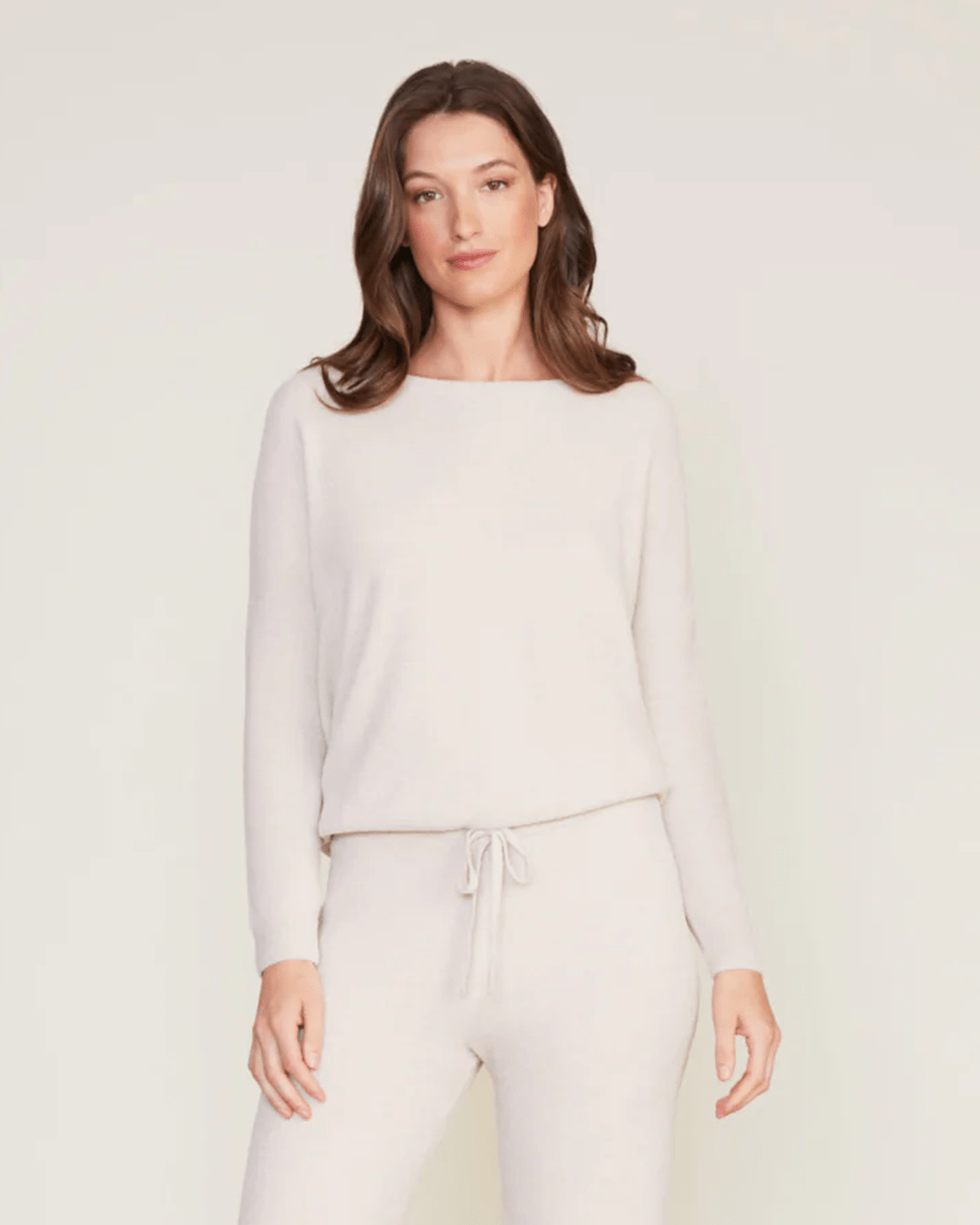 Barefoot Dreams CCUL Slouchy Pullover in Stone