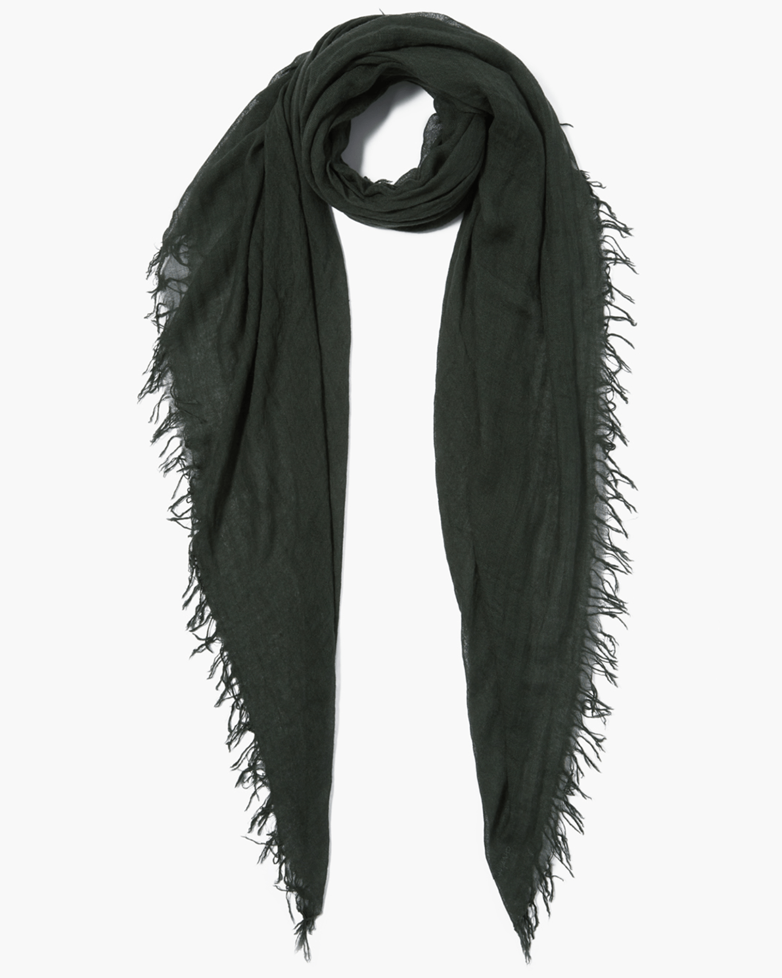 Chan Luu Cashmere & Silk Scarf in Kombu Green
