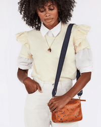 1.5in Cotton Webbing Crossbody Strap in Black - Bliss Boutiques