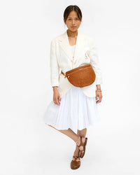 Clare V. Grande Fanny in Tan Rattan