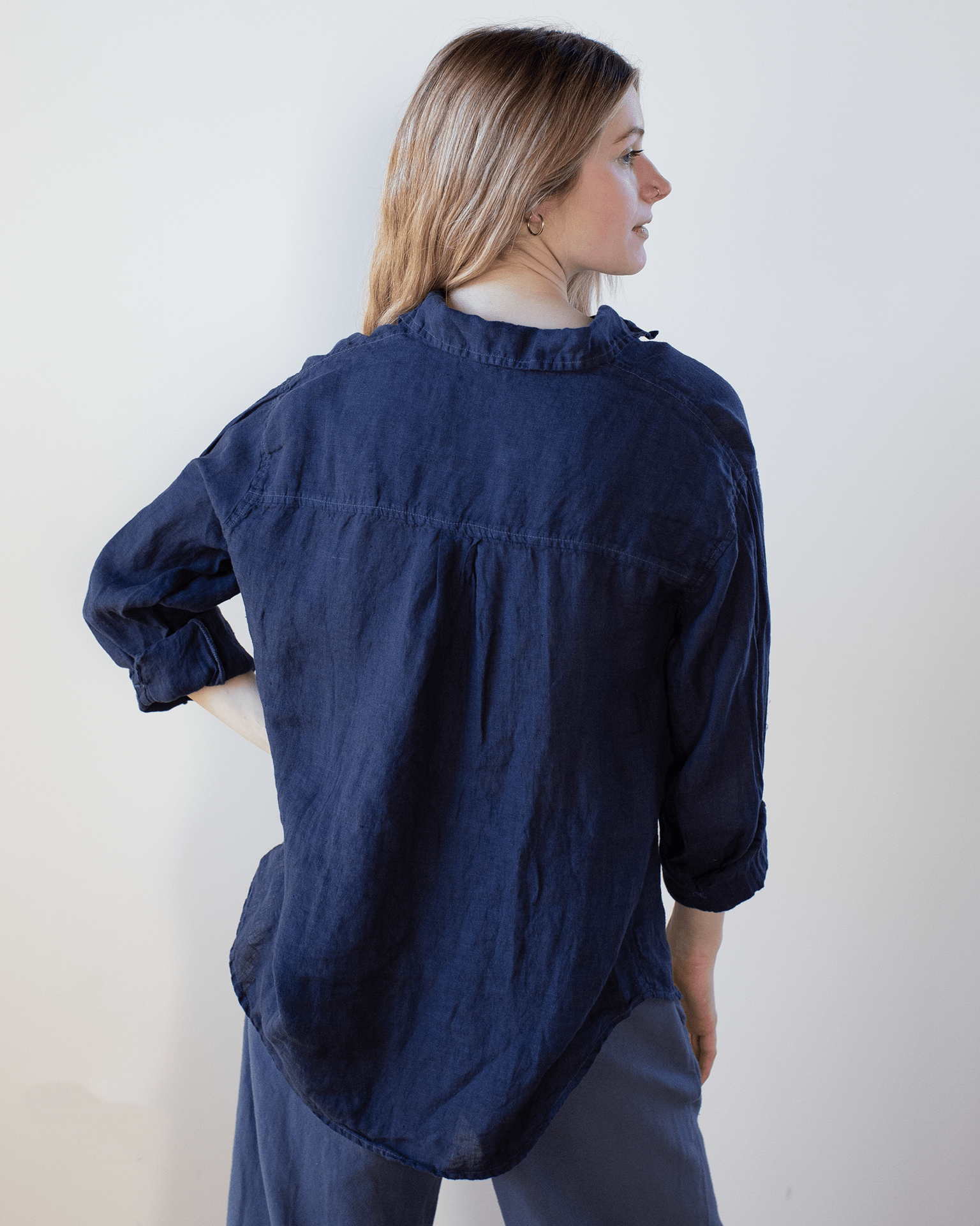 CP Shades Joss - Overdyed Chambray in Midnight