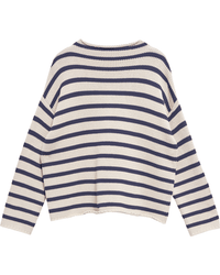 Demylee Lamis Stripe Sweater in Natural/Navy