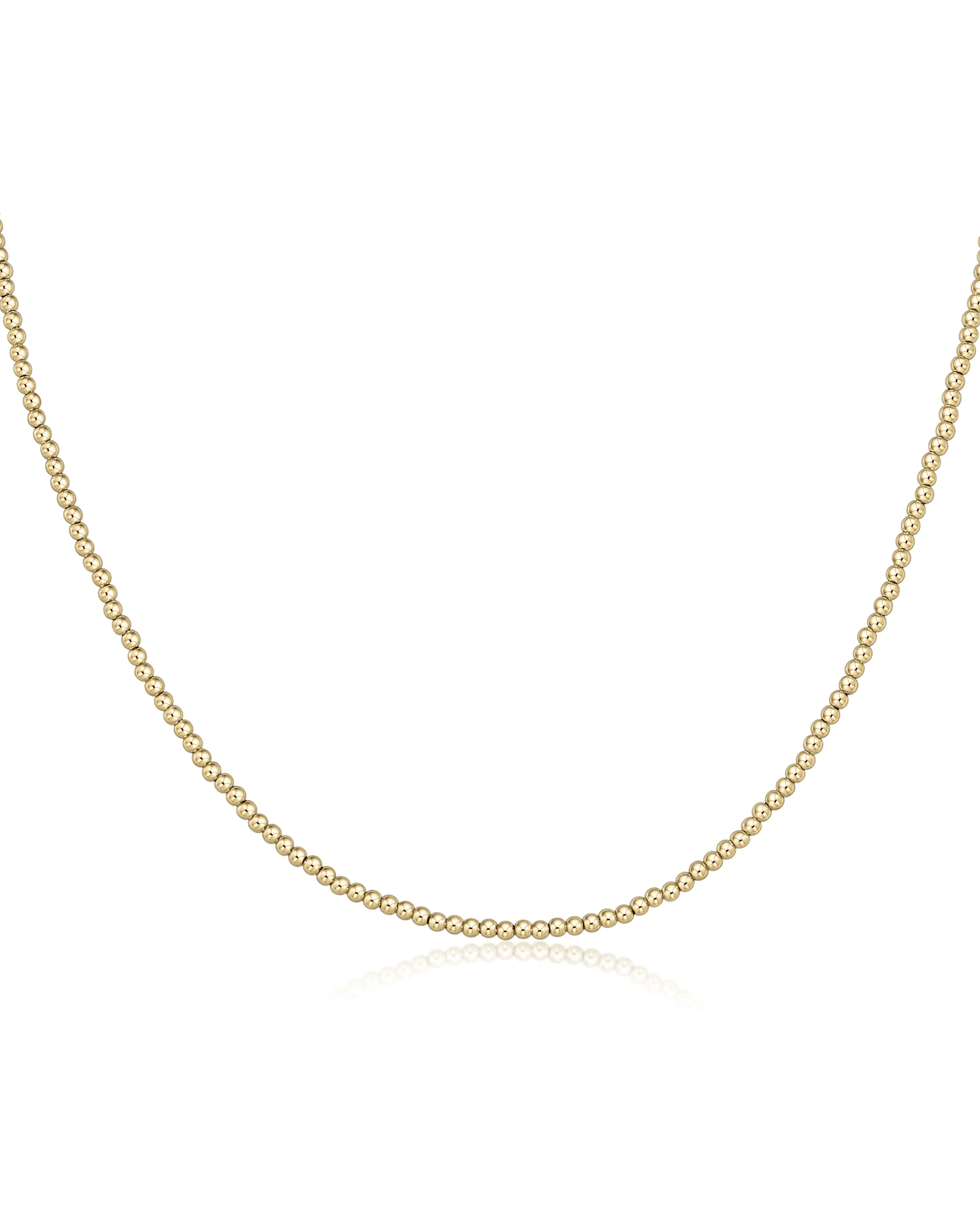 17" Choker Classic Gold 2.5mm Bead