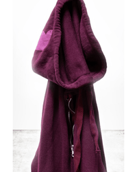 Free City Superfluff Lux Zip Hoodie in Deep Love