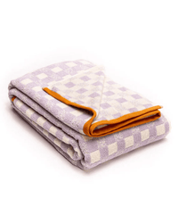 House No.23 Monroe Towel in Orchid Metal