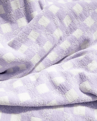 House No.23 Monroe Towel in Orchid Metal
