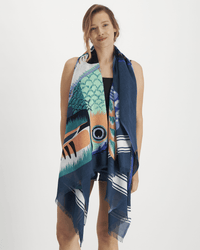 Inoui Editions Scarf 100 Toucan in Emerald