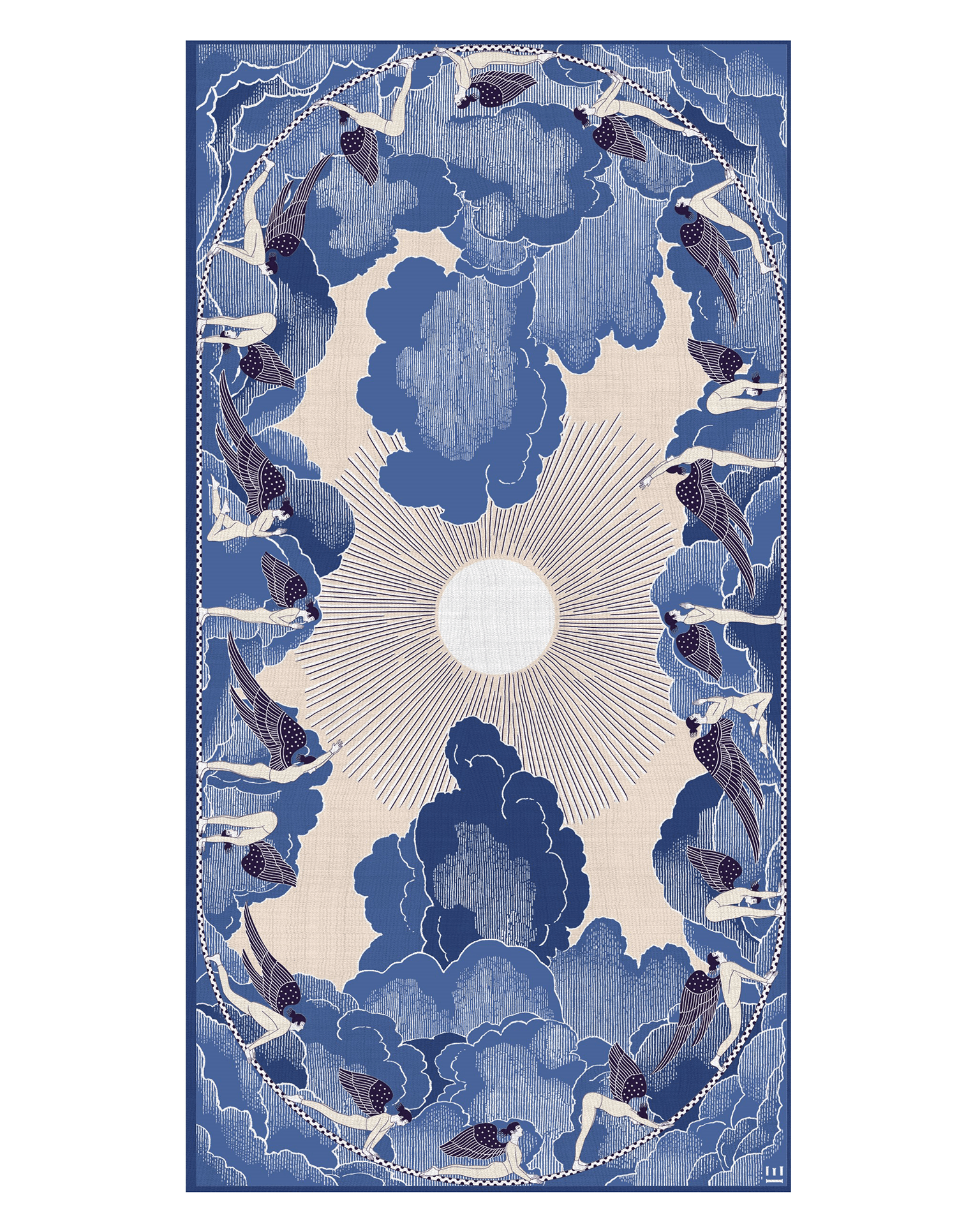 Inoui Editions Scarf 100 Yoga in Blue