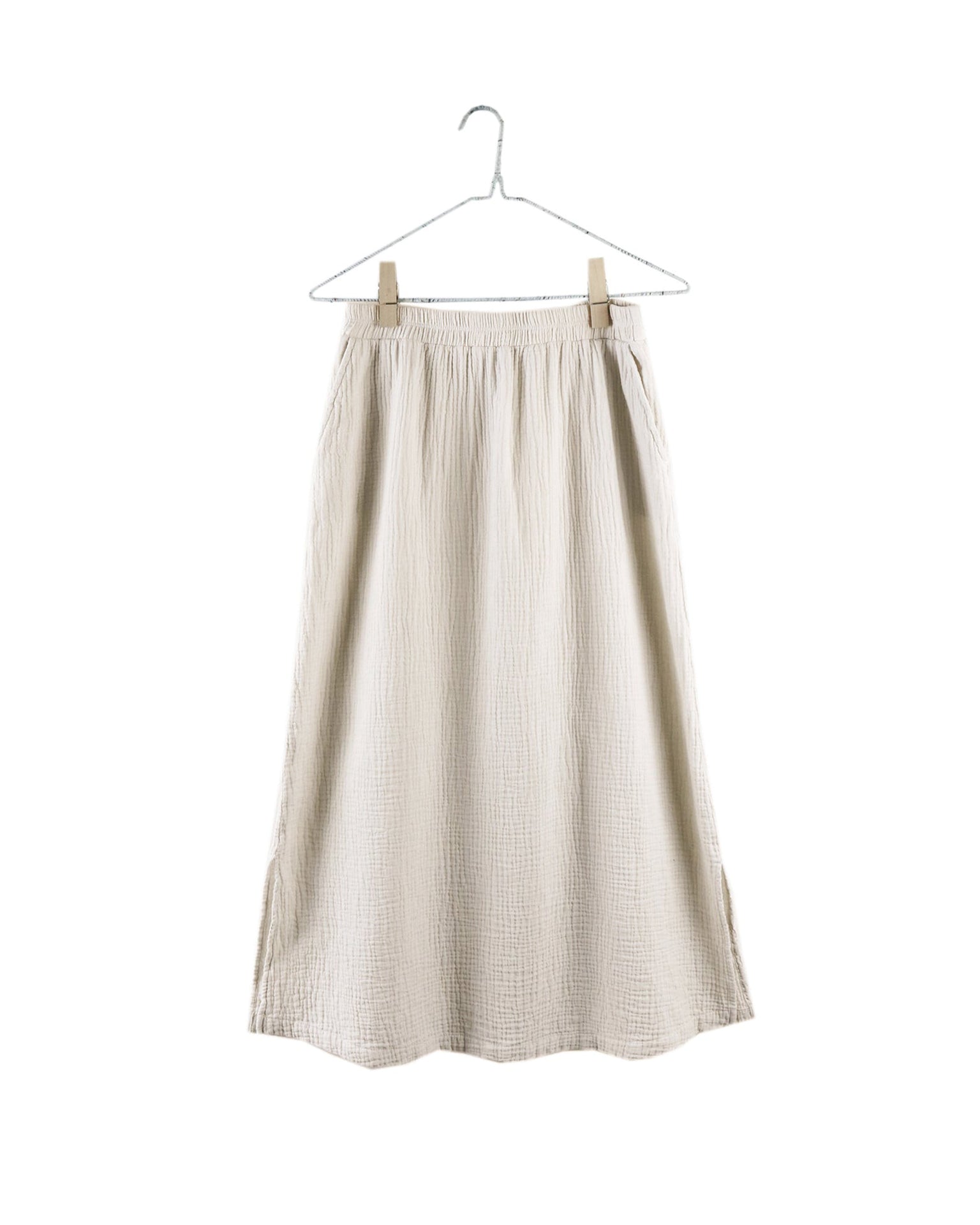Gauze Skirt in Natural