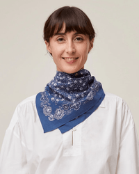 Moismont Bandana No 675 in Navy Blue