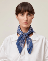 Moismont Bandana No 675 in Navy Blue