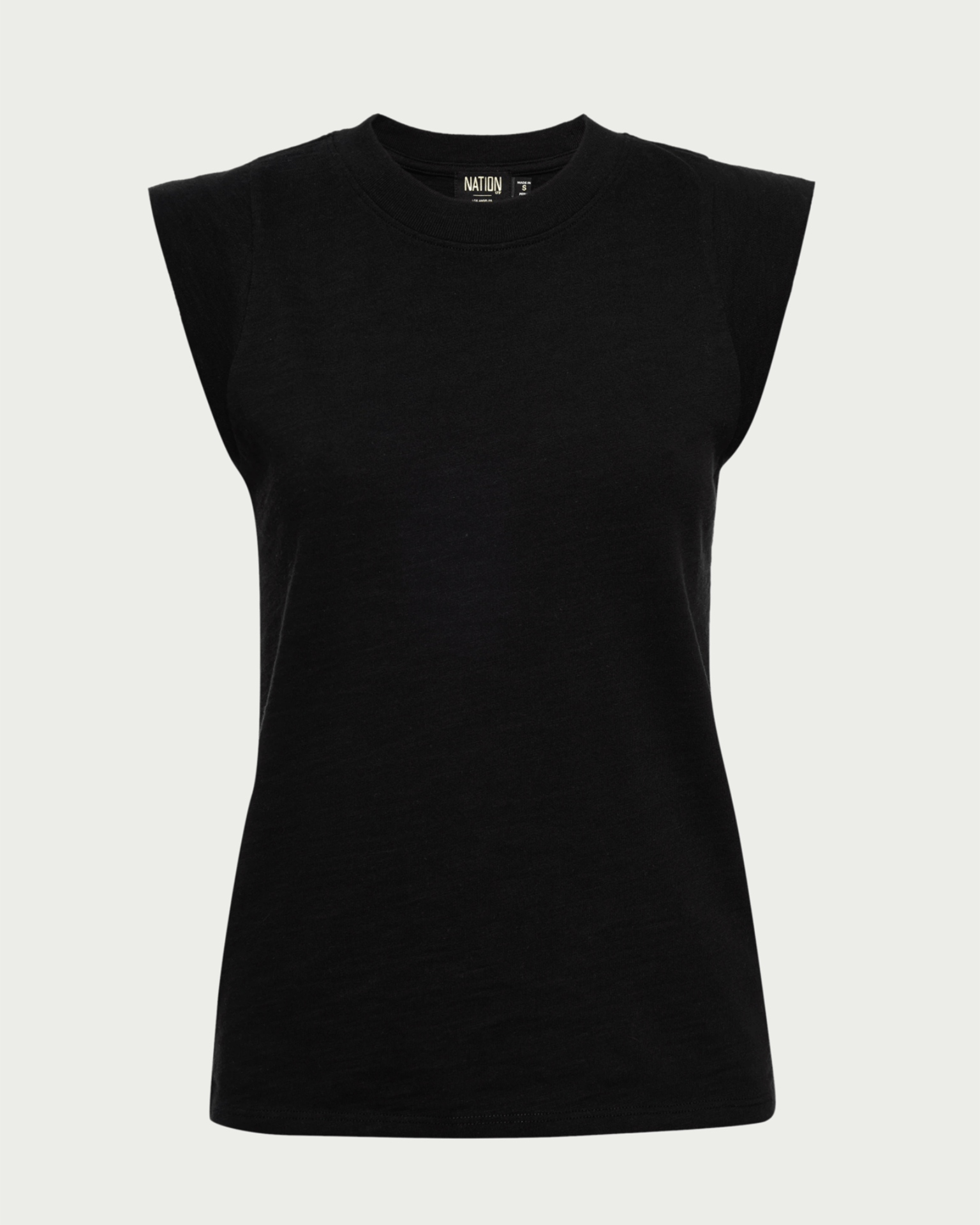 Nation LTD Patti Muscle Tank in Jet Black