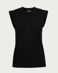 Nation LTD Patti Muscle Tank in Jet Black