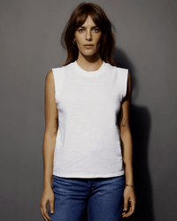 Nation LTD Patti Muscle Tank in Optic White