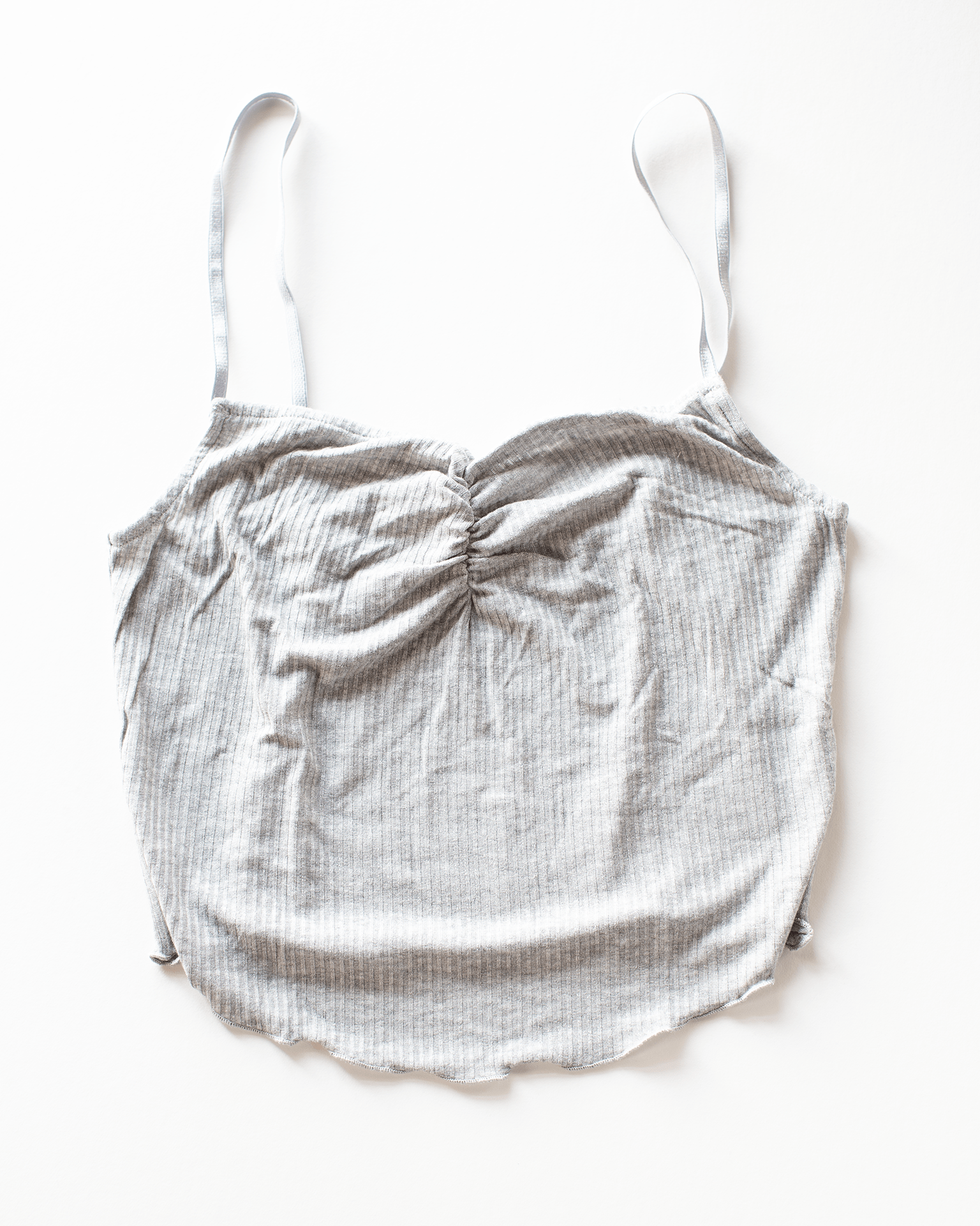 Only Hearts Pinch Front Cami & Pamela Short Set in Heather Grey