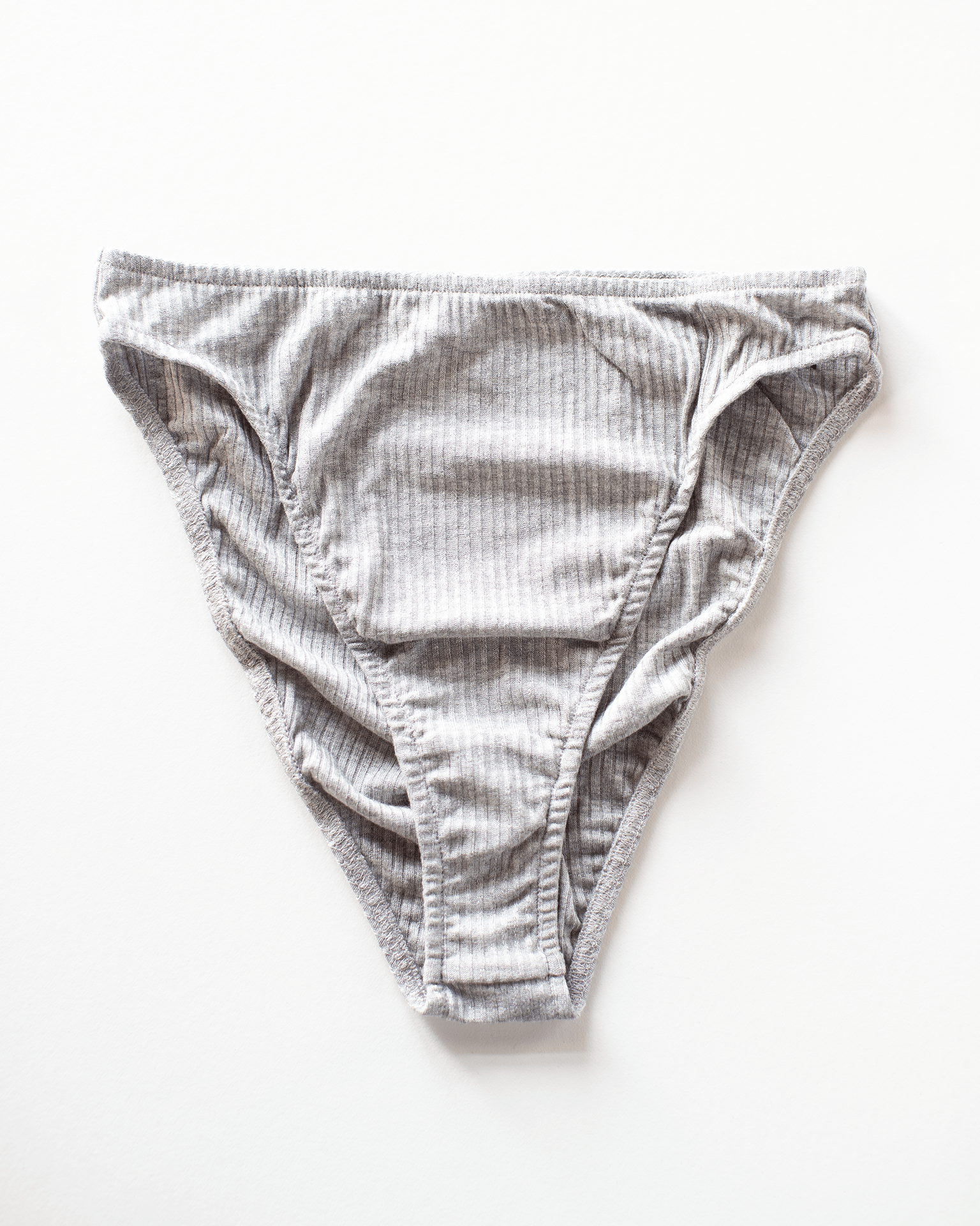 Only Hearts Tank Bralette & High Cut Brief Set in Heather Grey