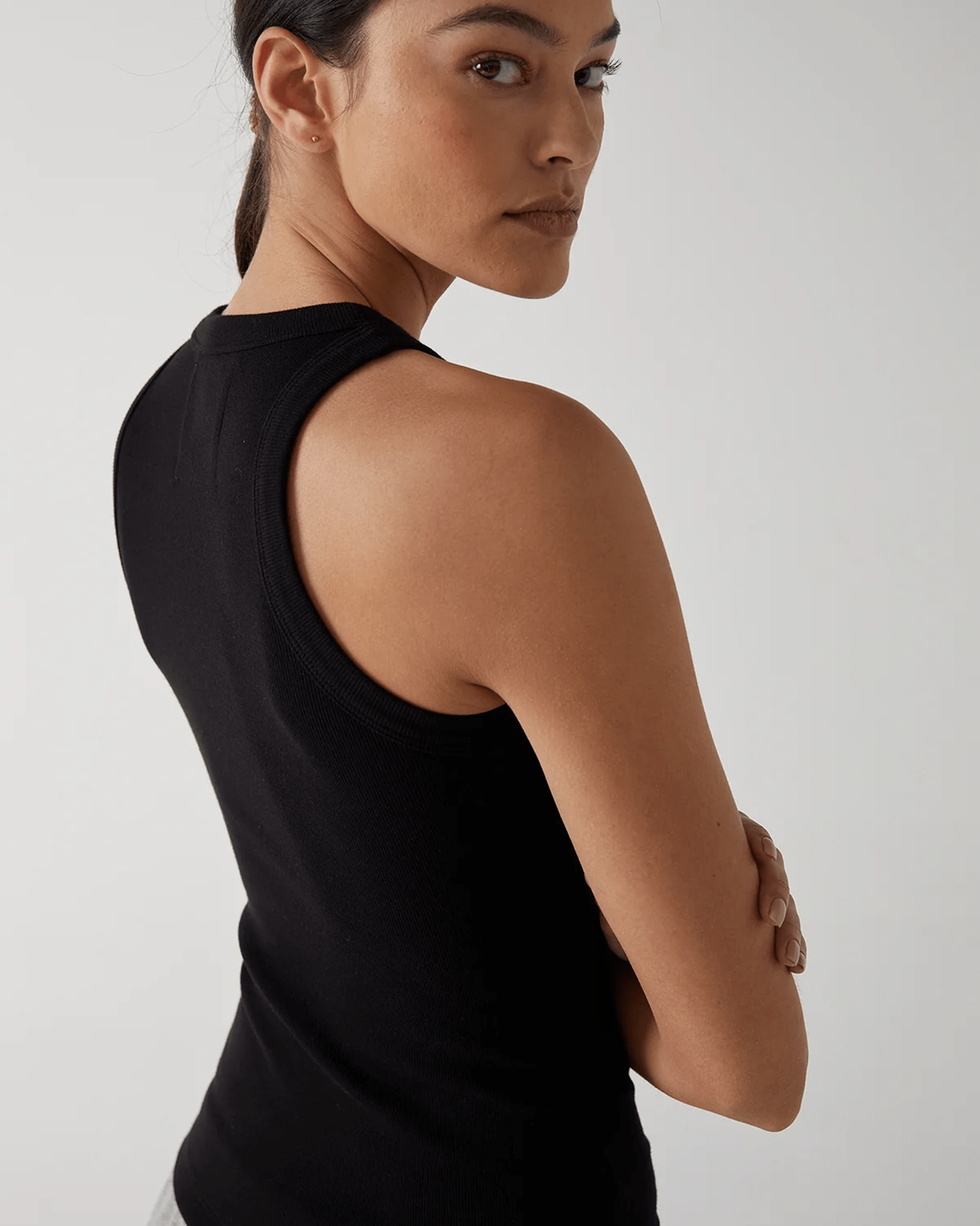 Velvet by Graham & Spencer Clothing Cruz Tank in Black