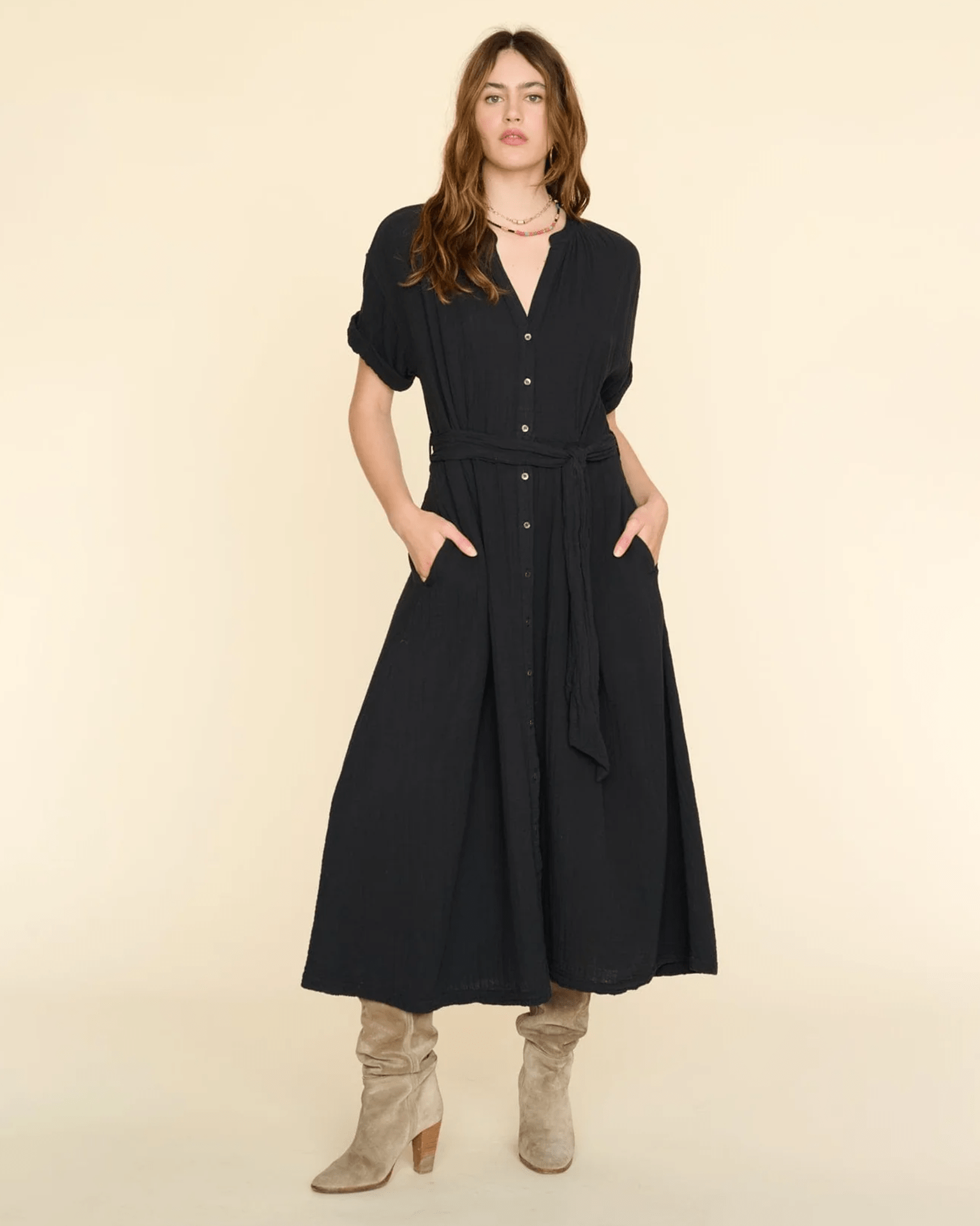 XiRENA Cate Dress in Black