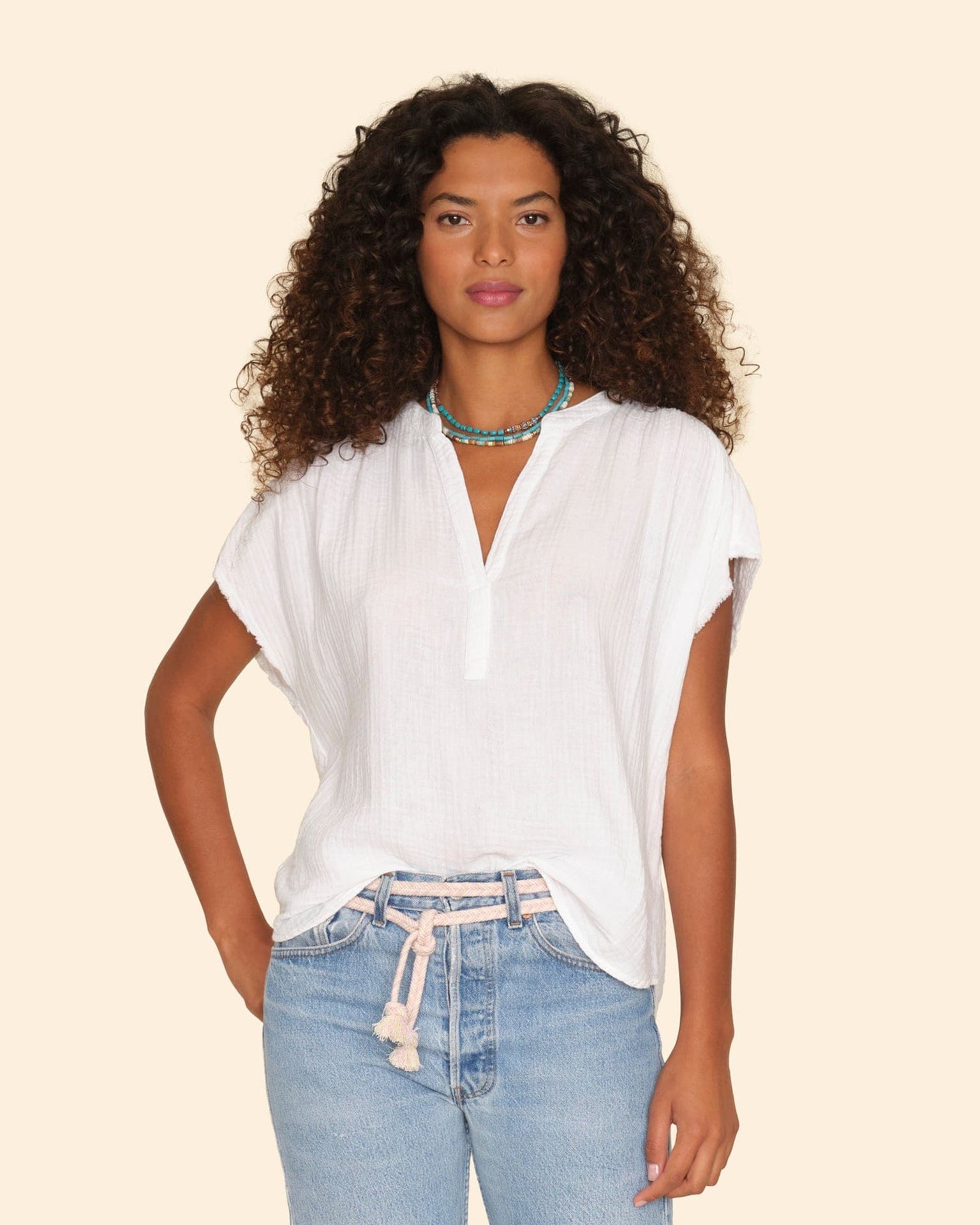 XiRENA Kane Top in White