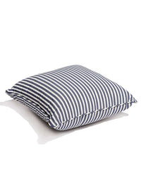Business & Pleasure Co Home Small Square Throw Pillow - Laurens Navy Stripe