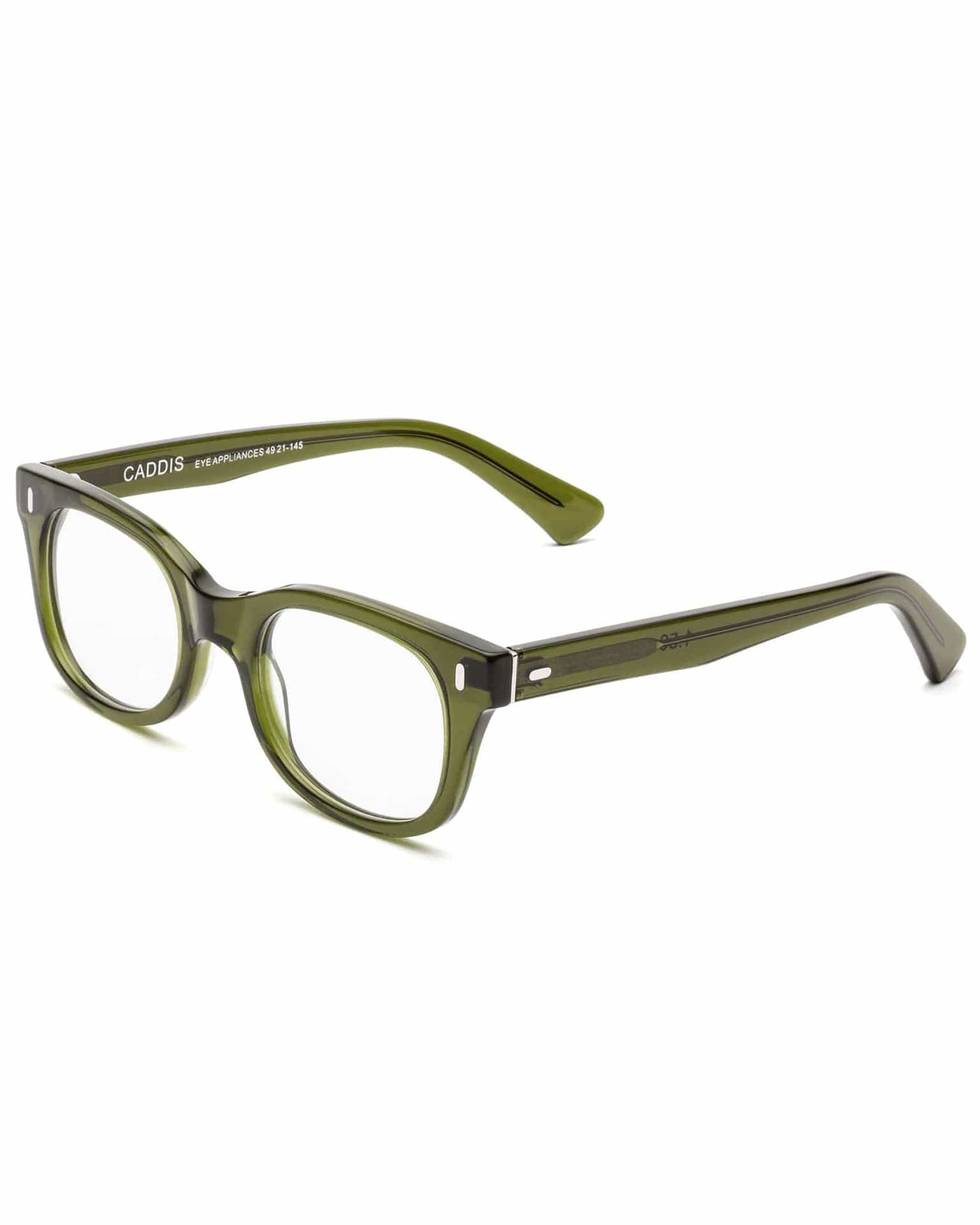 CADDIS Bixby Reading Glasses in Heritage Green