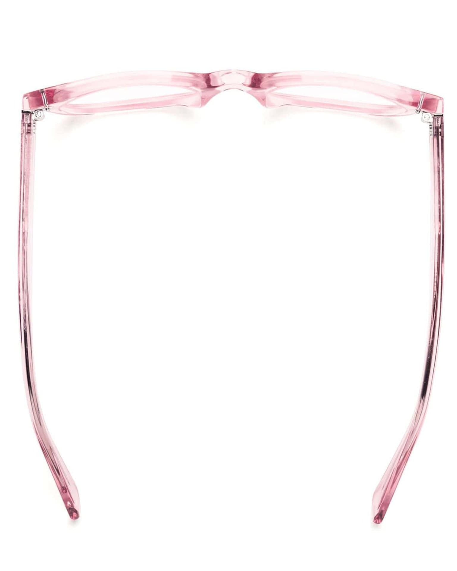 CADDIS Bixby Reading Glasses in Polished Clear Pink