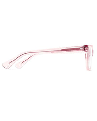 CADDIS Bixby Reading Glasses in Polished Clear Pink