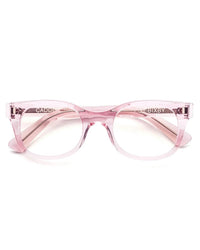 CADDIS Bixby Reading Glasses in Polished Clear Pink