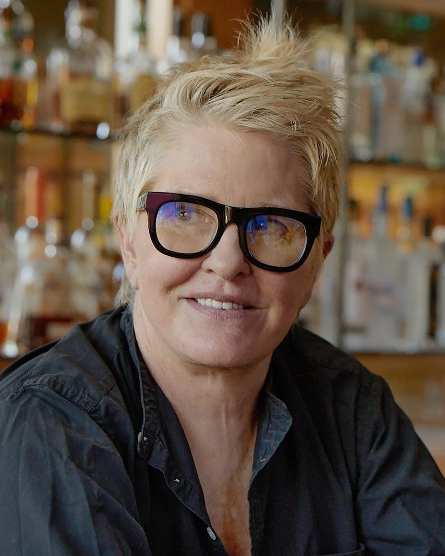 CADDIS D28 Reading Glasses in Gloss Black & Vodka