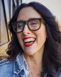 CADDIS D28 Reading Glasses in Heritage Green