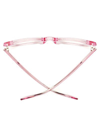 CADDIS Miklos Reading Glasses in Polished Clear Pink