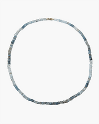 Chan Luu Jewelry Aquamarine Mix 14K Petra Necklace in Copper Aquamarine