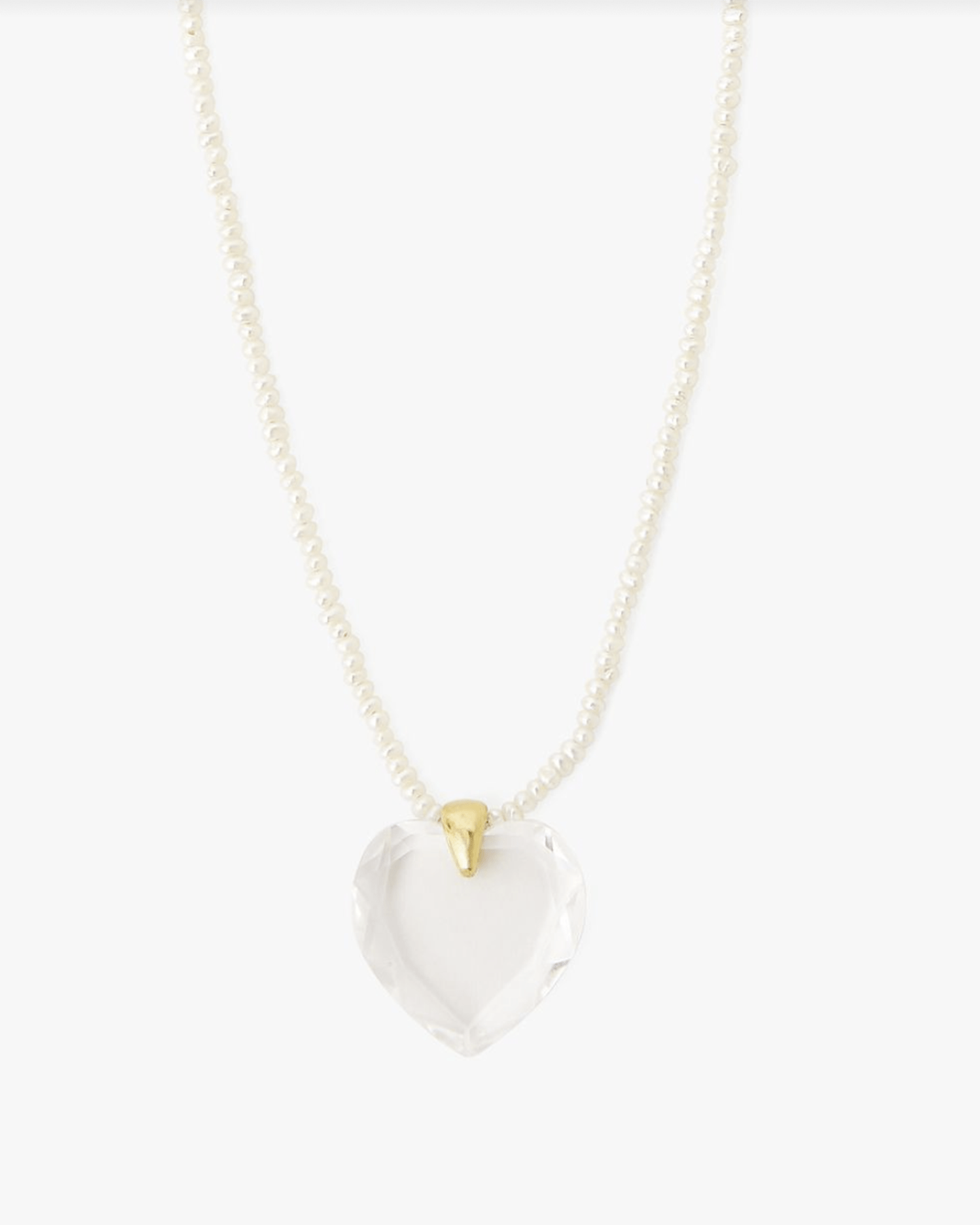 Chan Luu CL Necklace NG-14390 in White Pearl/Crystal