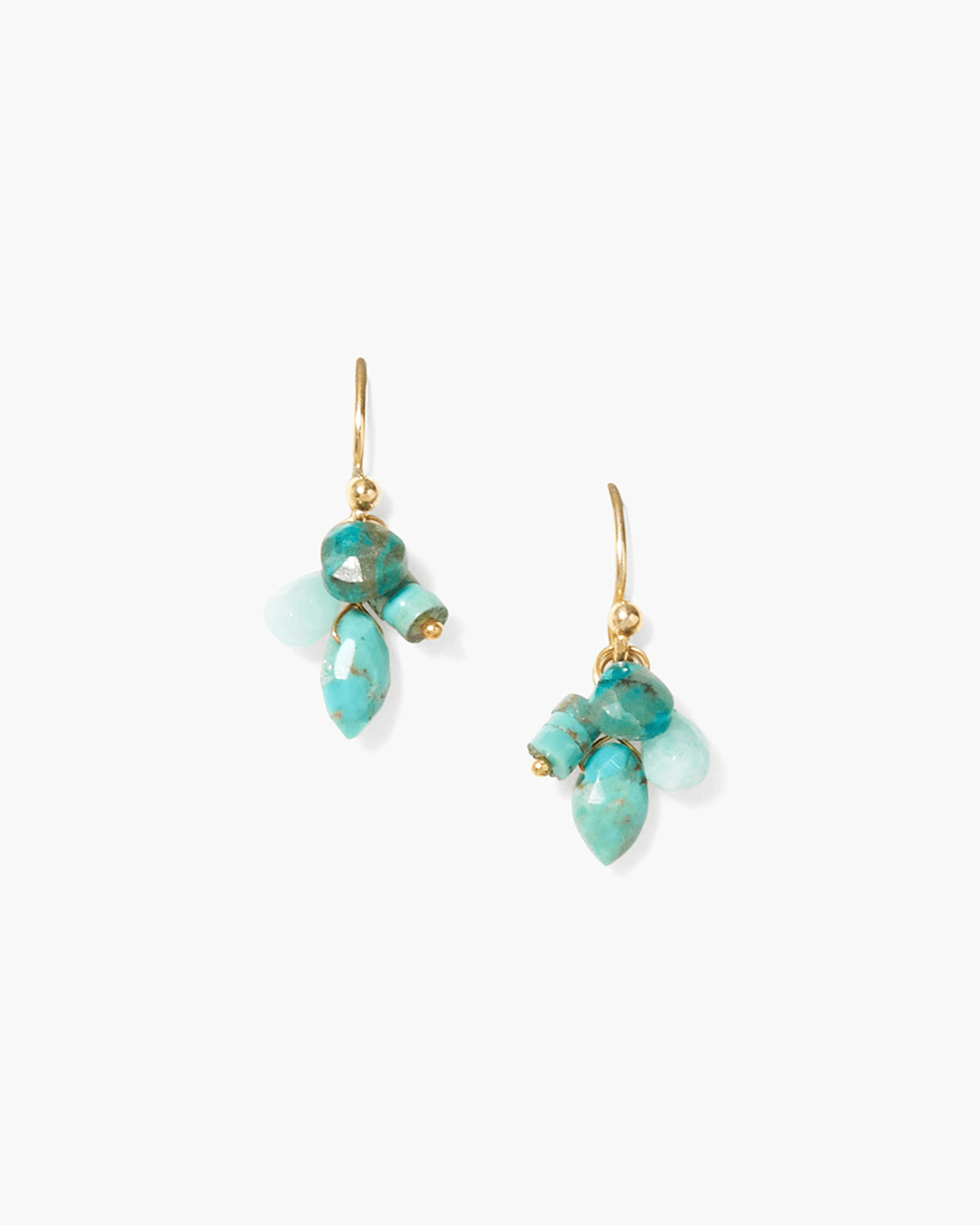 Chan Luu Hila Earrings in Turquoise Mix