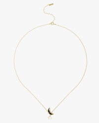 Chan Luu Moon & Star Necklace in Black Mix
