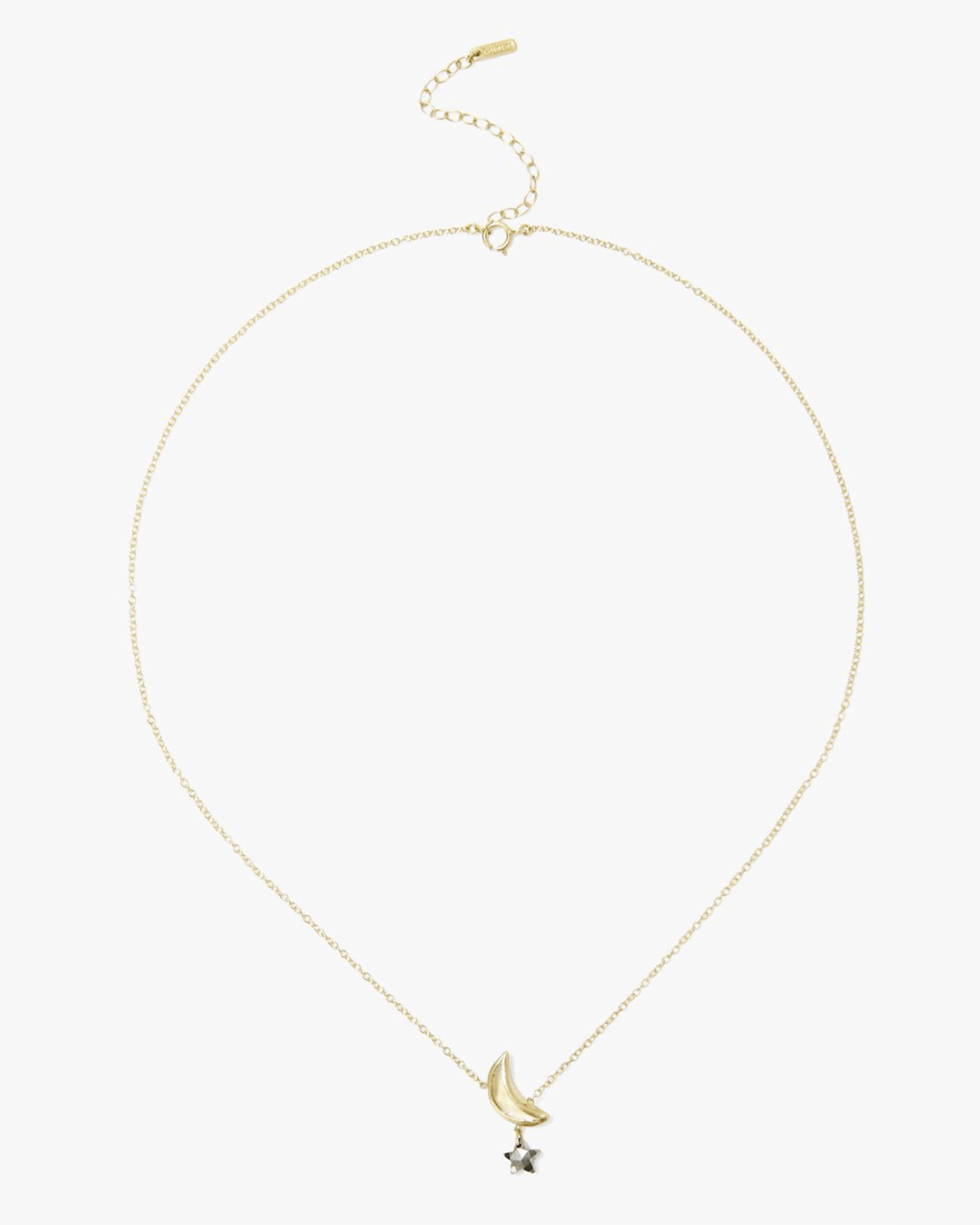 Chan Luu Moon & Star Necklace in Citrine Mix