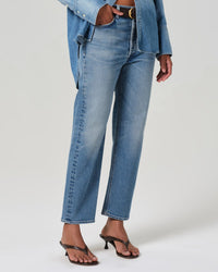 Citizens of Humanity Delfina High Rise Straight Ankle in Elsinore