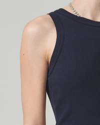 Citizens of Humanity Isabel Rib Tank in Navy