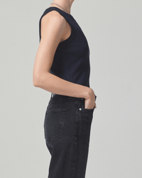 Citizens of Humanity Isabel Rib Tank in Navy