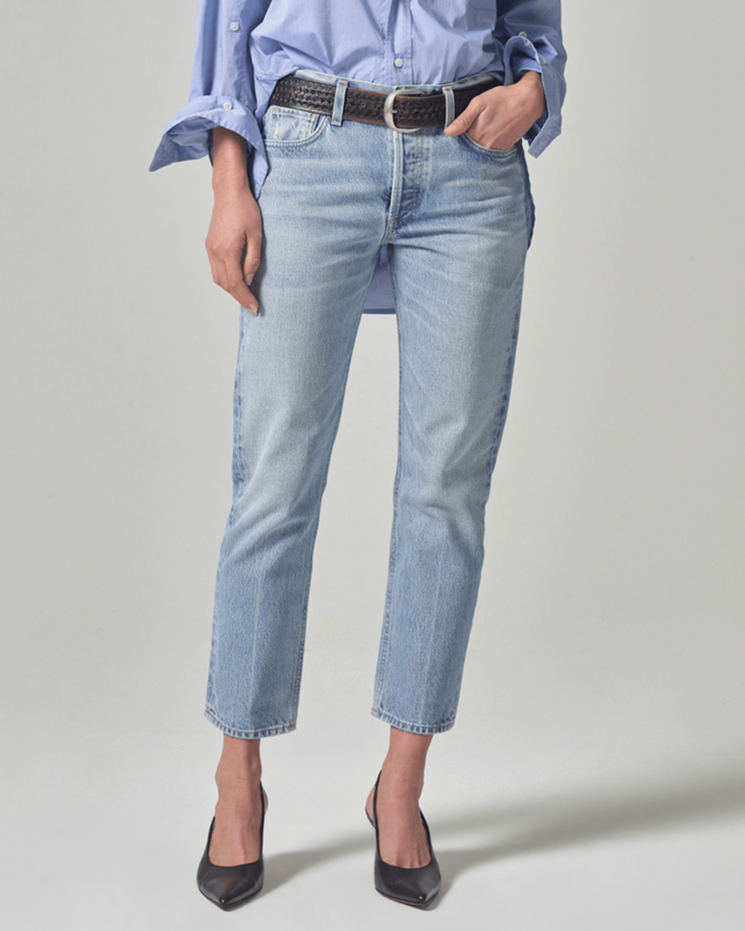 Citizens of Humanity Isla Low Rise Straight in Spector