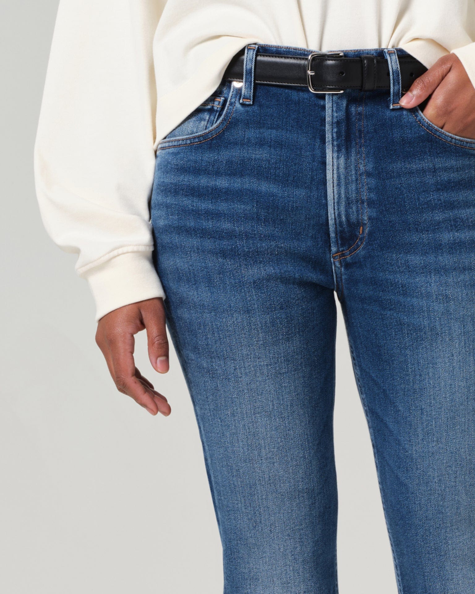 Citizens of Humanity Isola Cropped Boot in Ambry