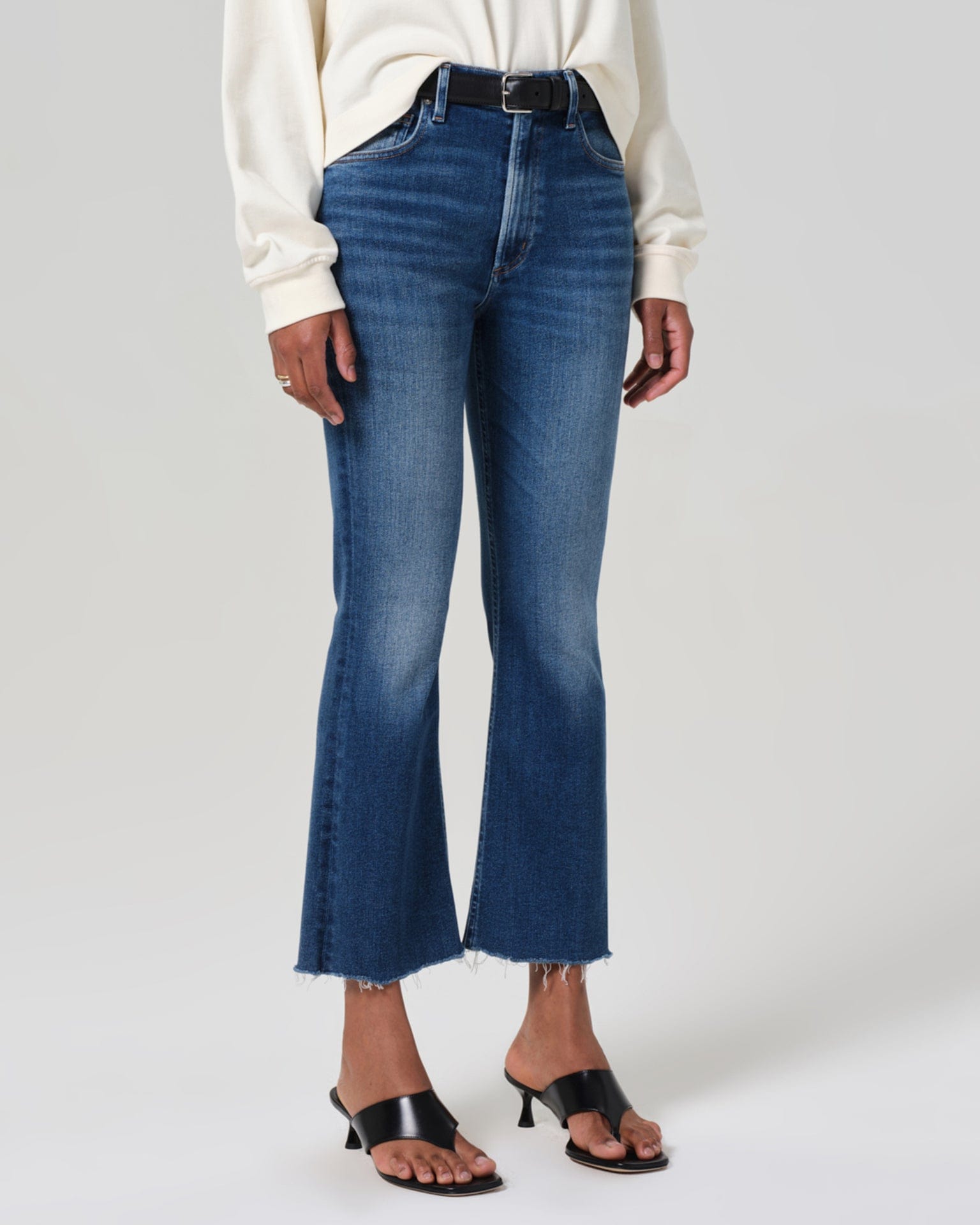 Citizens of Humanity Isola Cropped Boot in Ambry