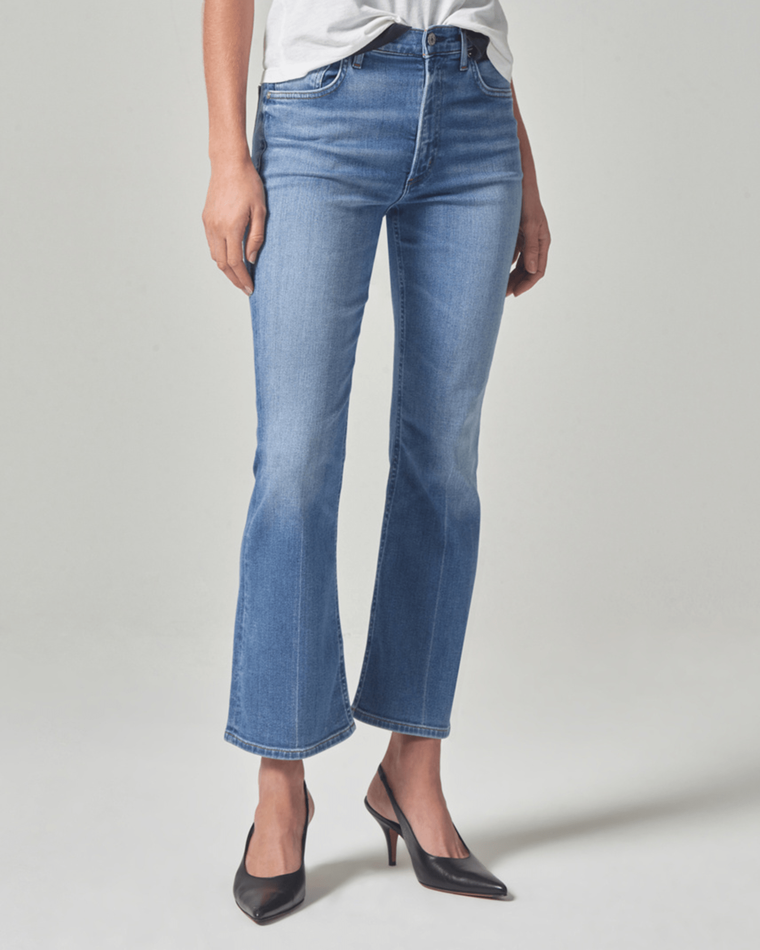 Citizens of Humanity Isola Cropped Boot in Splendor