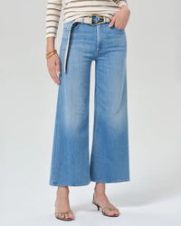 Citizens of Humanity Lyra Wide Leg Crop In Andante 2 - Bliss Boutiques