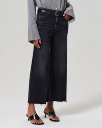 Citizens of Humanity Denim Lyra Wide Leg Crop in Medallion