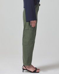 Citizens of Humanity Marcelle Low Slung Cargo in Surplus Sateen